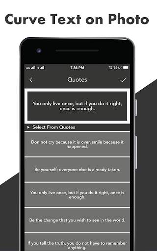 Curve Text - Swipe to Type скриншот 3