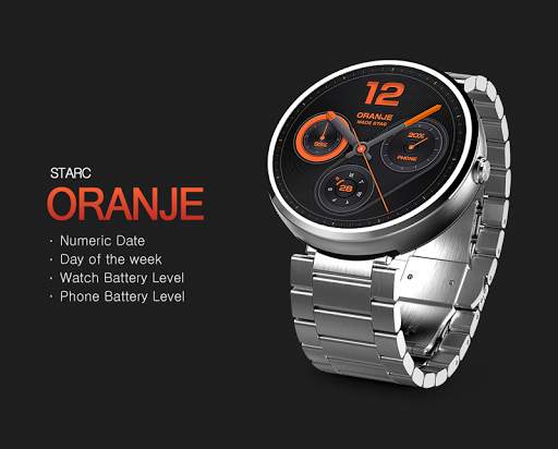 Oranje watchface by Starc screenshot 2