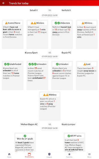 Pronostici calcistici Forebet screenshot 20