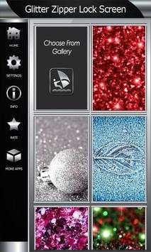 Glitter Zipper Lock Screen screenshot 4