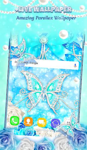 Diamond Butterfly Wallpaper HD screenshot 1