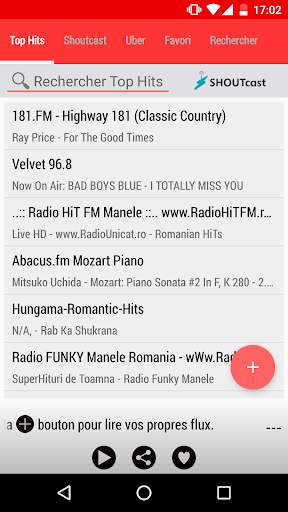 Internet Radio Player screenshot 1