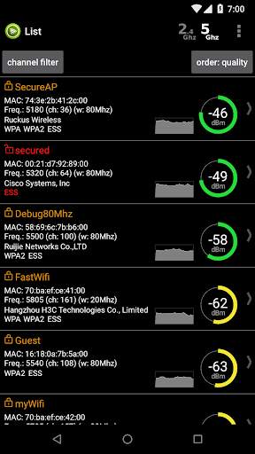 Wifi Analyzer screenshot 5