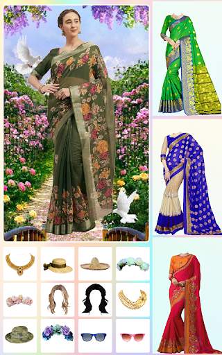 Women Design Saree Pic Editor screenshot 3