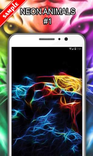 Neon Animals Wallpaper screenshot 2