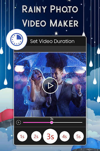 Rainy Photo Video Movie Maker screenshot 2