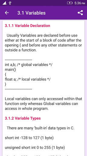 Learn C Programming स्क्रीनशॉट 4