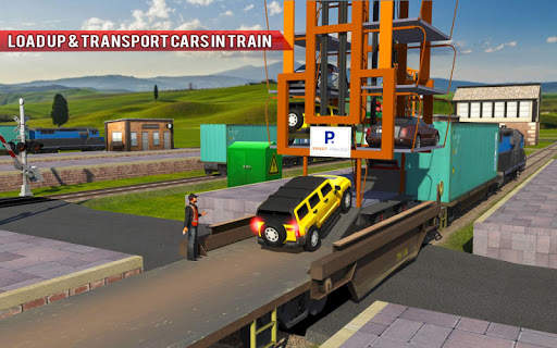 Robo Car Transform: Train Transport Smart Crane 3D screenshot 16