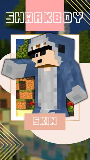 Skin Sharkboy For Minecraft screenshot 2