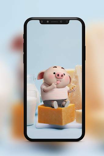 Cute Pig Wallpaper screenshot 2