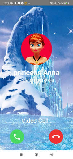 fake Call from princess Anna Chat and video call screenshot 3
