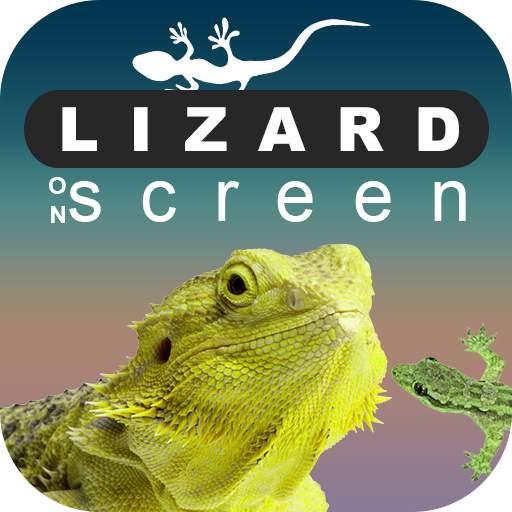 Funny Lizard On Phone Screen: Cute Joke 1.4