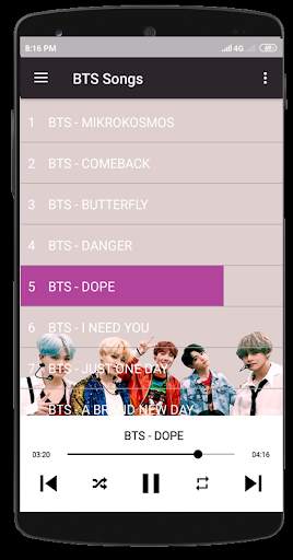 BTS Songs KPOP Offline screenshot 6