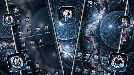 Fractal River Launcher Theme screenshot 3