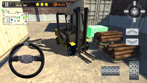 3D Forklift Simulator Parking Games 2018 screenshot 3
