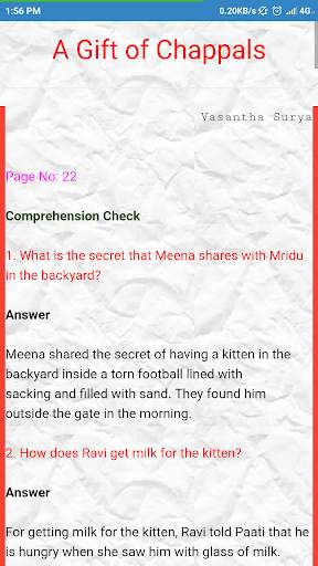 Class 7 English Solutions screenshot 3