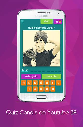 Quiz Canais Youtubers Brasil screenshot 1