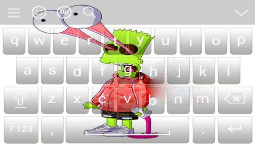 Cool Bart Art keyboard screenshot 1