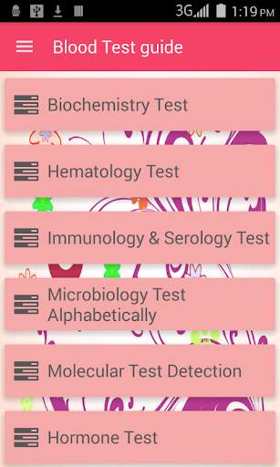 Blood Test guide screenshot 1