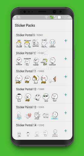 Stiker Pentol WA Lucu - WAStickerApps screenshot 3