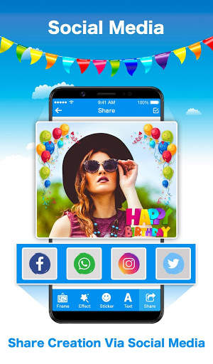 Birthday Photo Editor - Photo on Birthday Cake screenshot 5