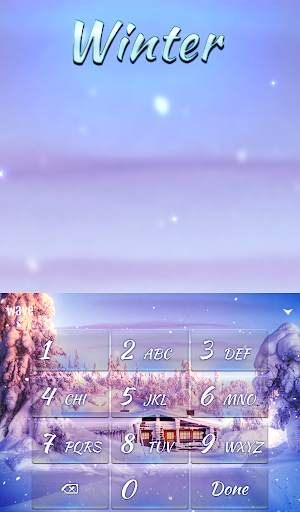 Winter Animated Keyboard   Live Wallpaper screenshot 5