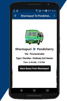 Dharmapuri Bus Info screenshot 6