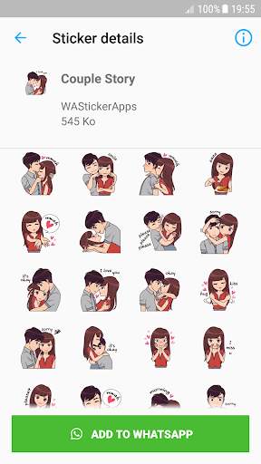 Love Stickers Animated for WhatsApp -WAStickerApps screenshot 3