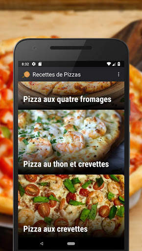 Recettes de Pizzas screenshot 1