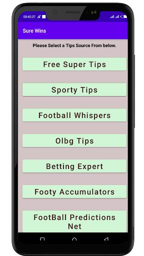 Daily Betting Tips screenshot 1