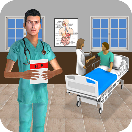 Virtual Hospital Family Doctor Surgeon Emergency icon