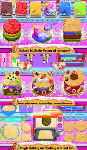 Sweet Ice Cream Sandwich Making Game screenshot 12