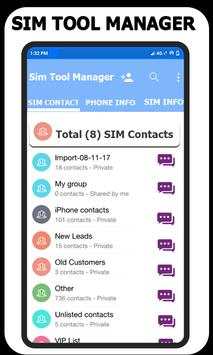 SIM Tool Manager App 2020 screenshot 1