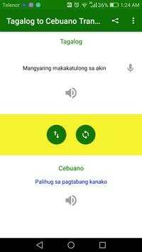 Tagalog to Cebuano Translator screenshot 5