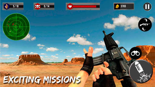 Desert Sniper Special Forces 3D Shooter FPS Game screenshot 3