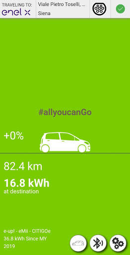 e-up! CITIGOe eMii - Power Cruise Control® screenshot 2