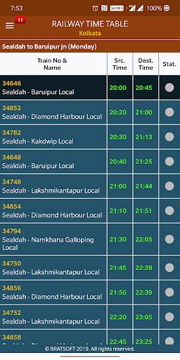 RTT Kolkata: Offline Rail Time screenshot 4