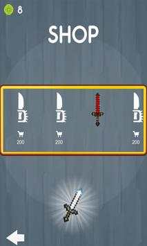 Knife Minecraft Hit Up! screenshot 4