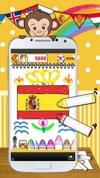 Coloring game - Flags Europe 1 screenshot 3