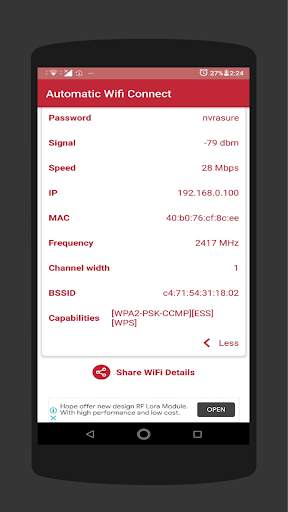 Automatic WiFi Connect screenshot 4