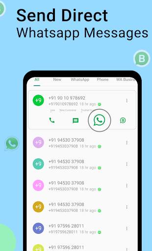 WhatsSave: Auto Save Number, Export WhatsApp Cont. screenshot 6