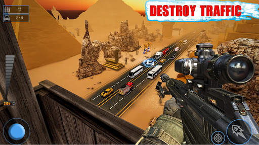 Sniper Traffic Shooter - New shooting games - FPS screenshot 1