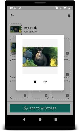 GIF2Sticker Animated Stickers screenshot 6