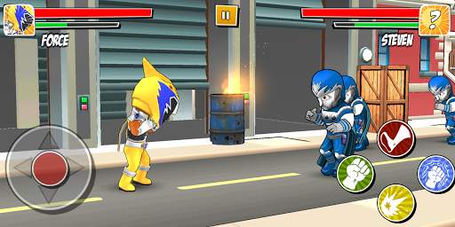 Power Street Fight Dino Charge screenshot 2