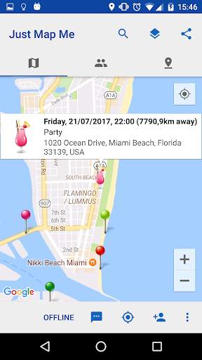 Just Map Me - Share your location in real-time screenshot 6