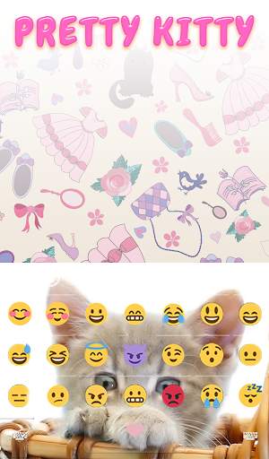 Pretty Kitty Animated Keyboard स्क्रीनशॉट 4