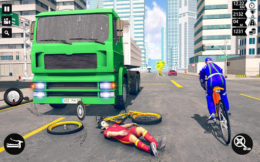 Extreme Bicycle Racing 2019: Highway City Rider screenshot 5