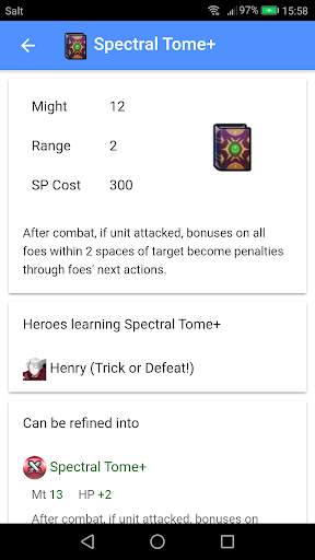 FehPedia : Fire Emblem Heroes encyclopedia screenshot 6
