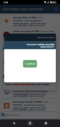 Fast Mobile Apps Uninstaller - No Ads - No Cloud screenshot 5