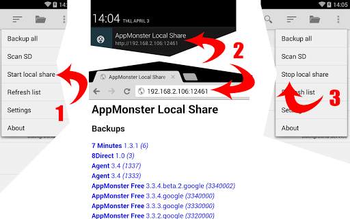 AppMonster Free Backup Restore screenshot 5